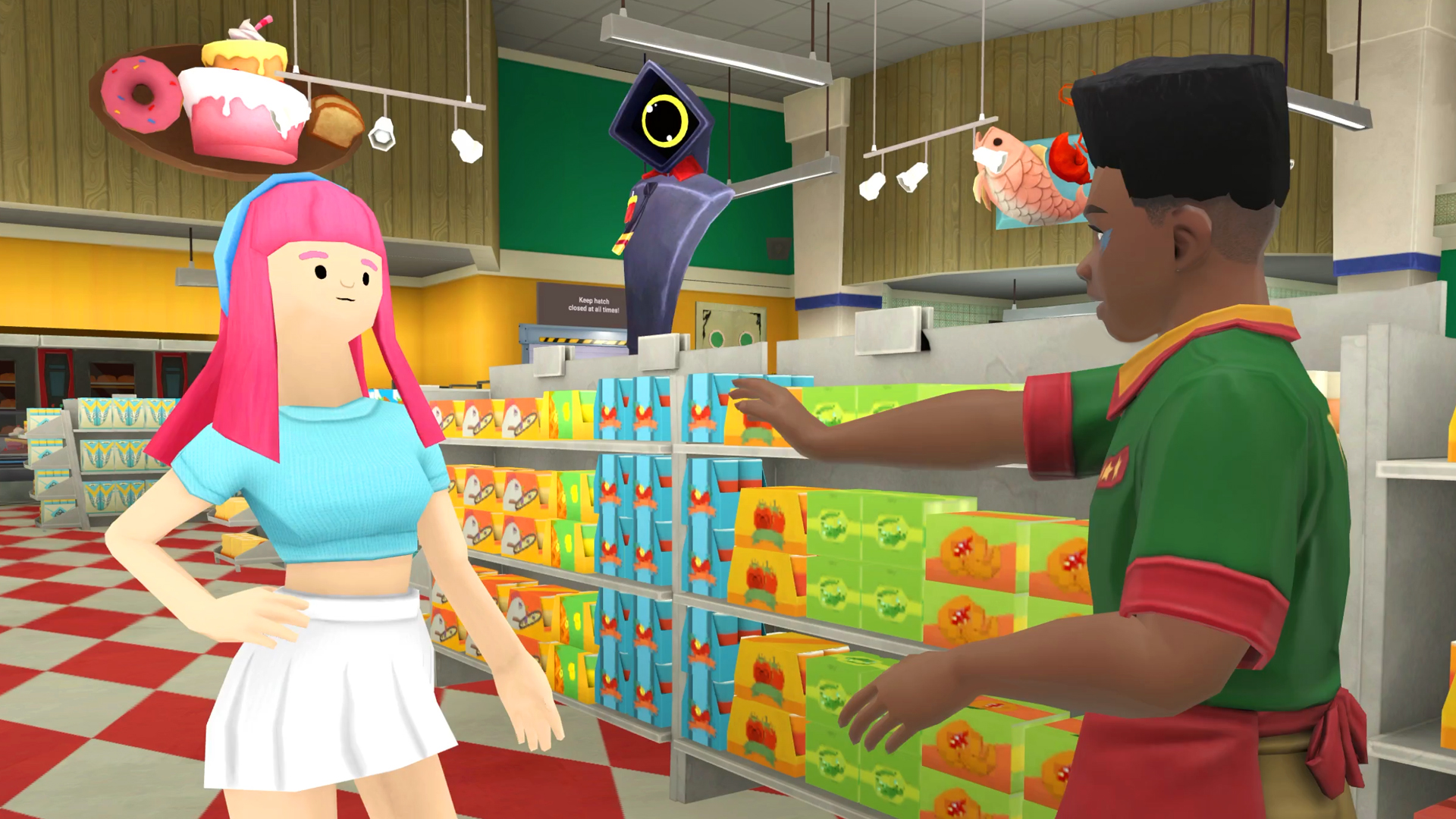 Profit or Perish screenshot featuring a customer interaction